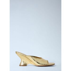 Dries Van Noten Women Sculpted Leather Mules